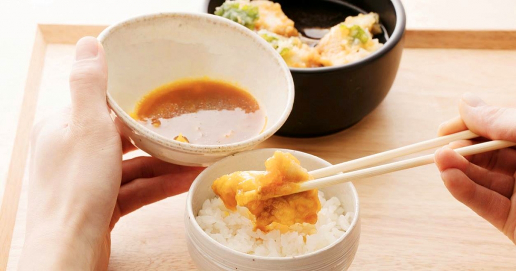 かしわ葱せいろ御膳　おすすめの食べ方②