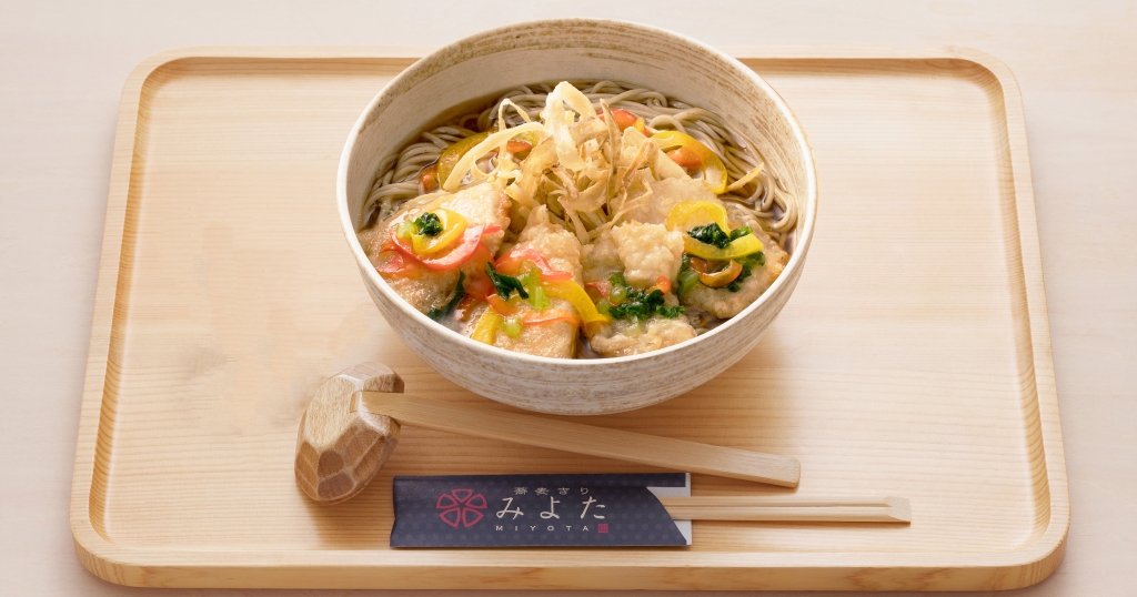 豚ロース天と牛蒡揚げそば 豚ロース天と牛蒡揚げそば