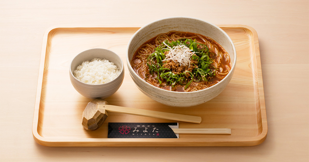 鴨そぼろ坦々そば御膳 鴨そぼろ坦々そば御膳