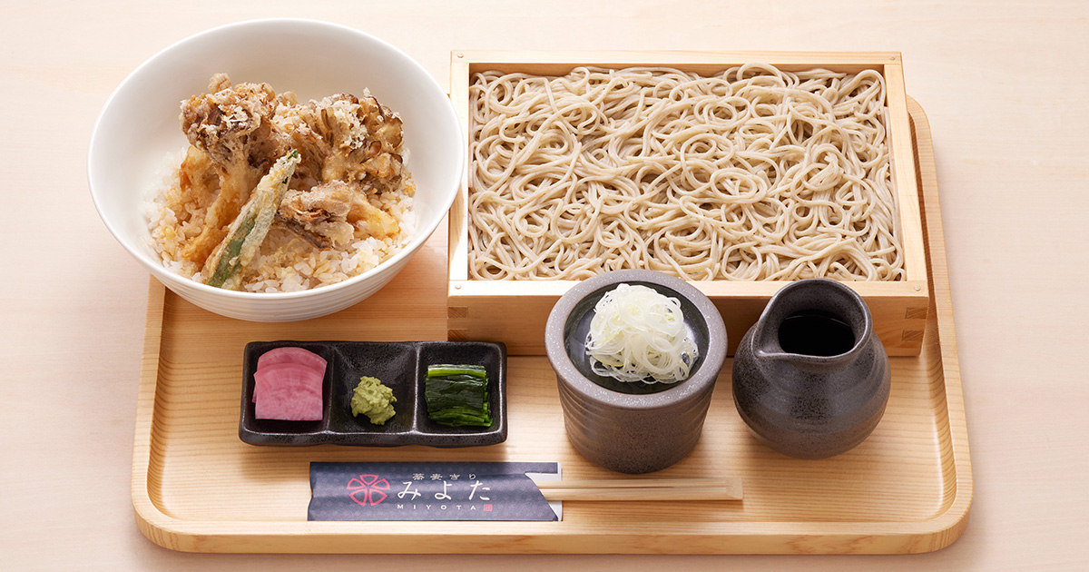 舞茸天丼セット