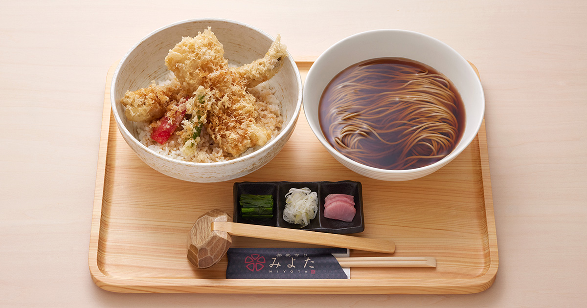 極み冬穴子天丼セット