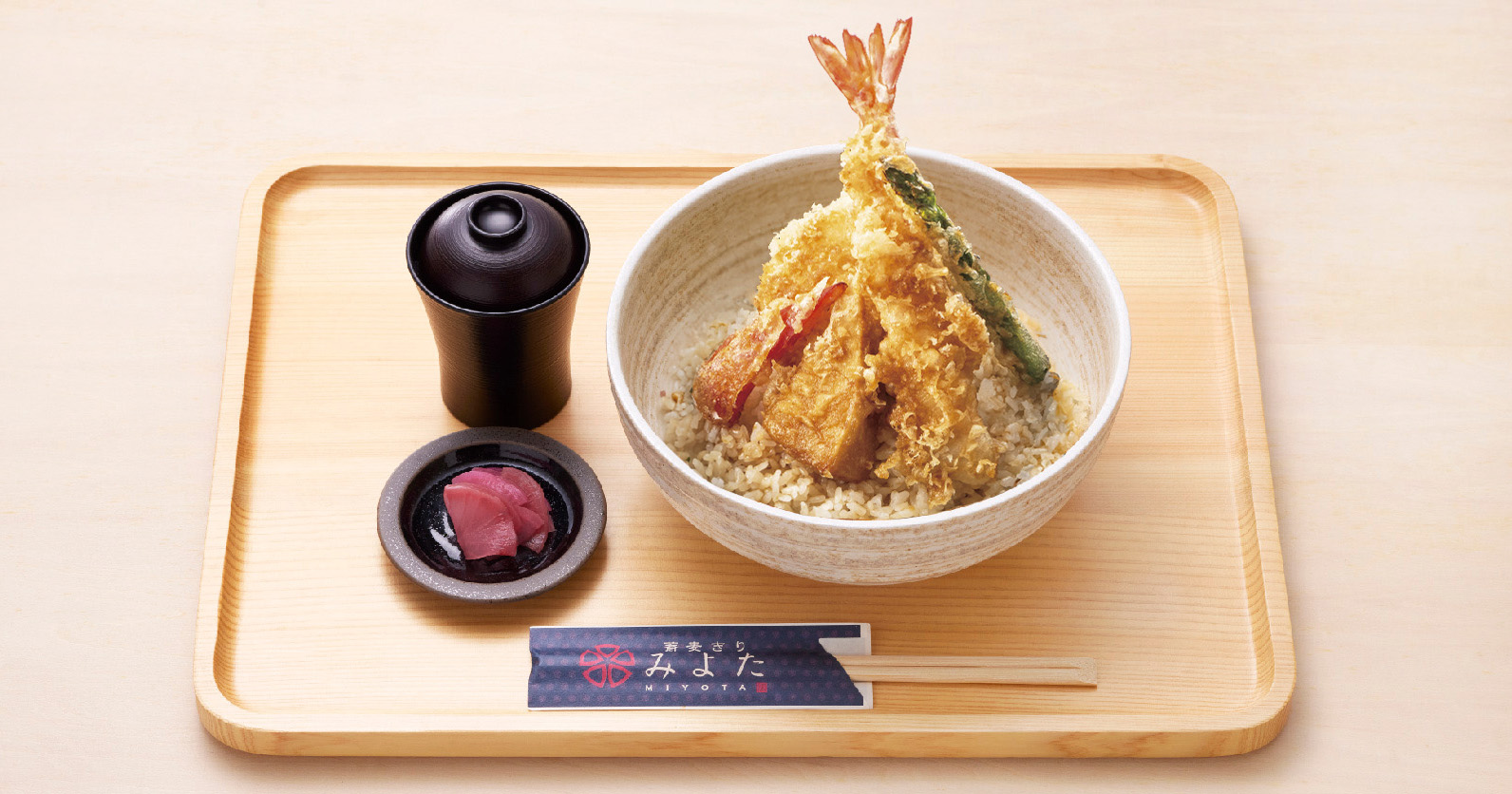 天然 車海老と旬野菜天丼 天然 車海老と旬野菜天丼