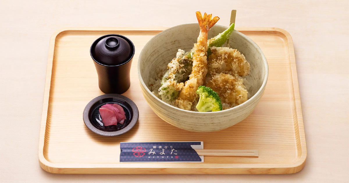 天然 車海老と旬野菜天丼 天然 車海老と旬野菜天丼