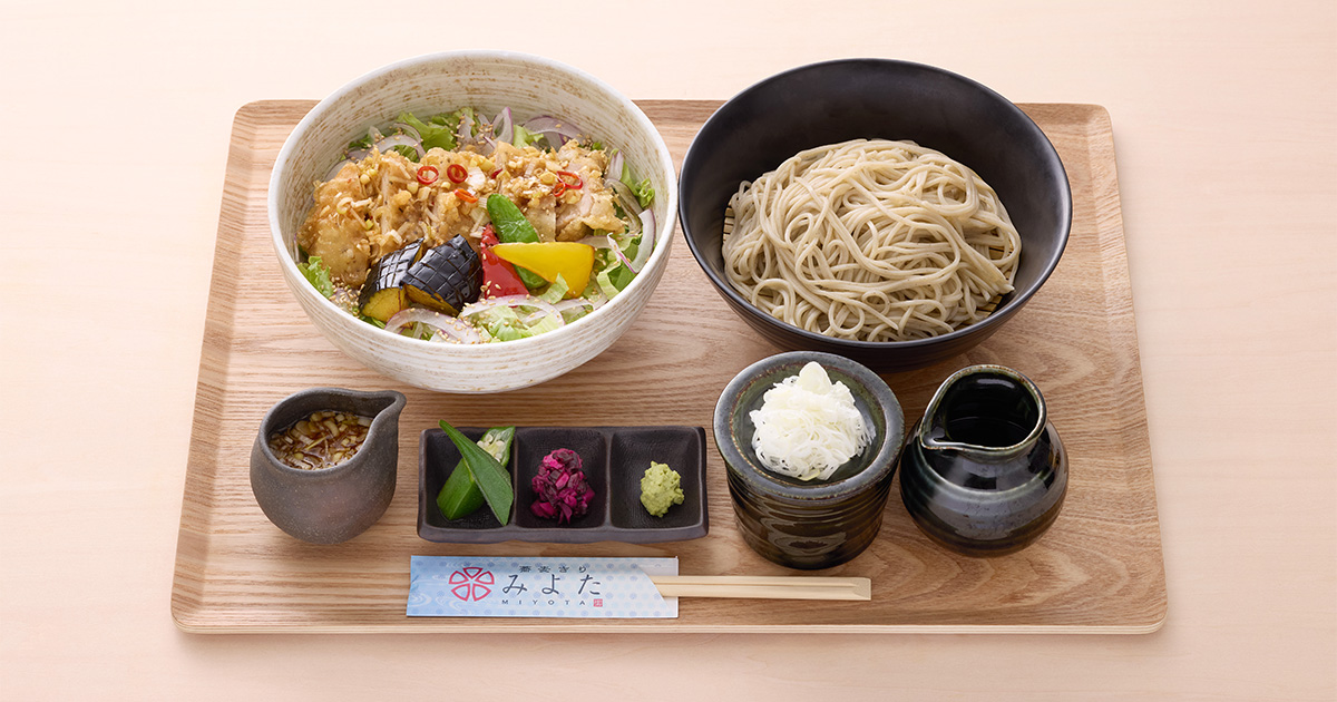 辛旨 鶏南蛮サラダ丼セット