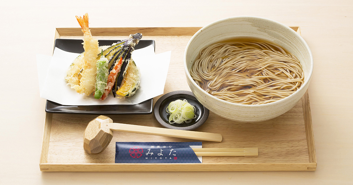 天もり(海老と季節の野菜天)